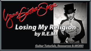 Losing My Religion by REM  How to Play Guitar Lesson  Beginner [upl. by Asalocin]