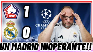 UN MADRID INOPERANTE PIERDE EN FRANCIA 1 0 CONTRA EL LILLE [upl. by Aikem630]