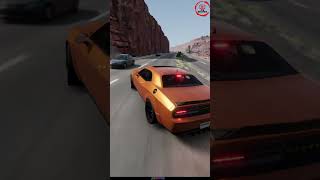 1 Epic Dodge Challenger Highway Crash Compilation 🚗💥  BeamNG Drive Gameplay HighwayCrashes [upl. by Rockie]