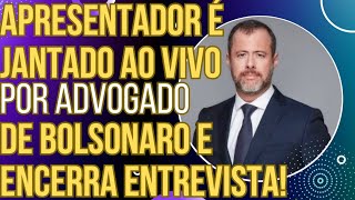 HAHA Advogado de Bolsonaro janta apresentador da Jovem Pan que se desespera e encerra a entrevista [upl. by Anirec]