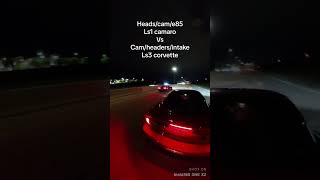 Heads cam ls1 camaro vs cammed ls3 c6 corvette [upl. by Suirred]