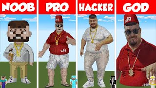 SKIBIDI BOP STATUE HOUSE BUILD CHALLENGE IN MINECRAFT  NOOB vs PRO vs HACKER vs GOD  Animation [upl. by Ientruoc]