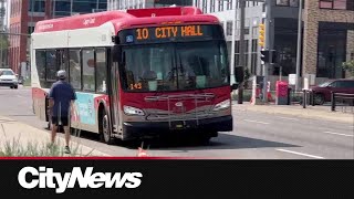 Man seriously injured after bus collision in SE Calgary [upl. by Accever]