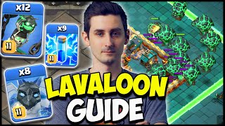 Lavaloon Attack GUIDE Strongest Attack For Next 3 Weeks in Clash of Clans [upl. by Anirrok]