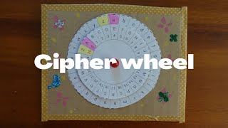 How to make a cipher wheel [upl. by Ecitnerp]