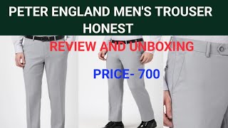 PETER ENGLAND Slim Fit Men Grey Trousers  Peter England trouser  peterengland trouser [upl. by Nabru805]