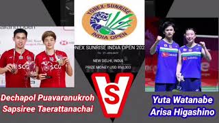 Dechapol Puavaranukroh Sapsiree Taerattanachai Bt Yuta Watanabe Arisa Higashino  Quarter Final [upl. by Hoye514]