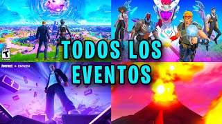 TODOS LOS EVENTOS DE FORTNITE 😱 2018  2024 [upl. by Nollie]