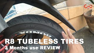 R8 Tubeless Tire Honest Review after 3 Months Use [upl. by Adnilema]