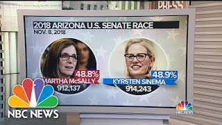 In 2018 The Arizona Senate Race Looked Very Different Few Days After The Election  Meet The Press [upl. by Elleiand]