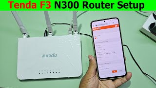 How to setup tenda f3 router [upl. by Duane]