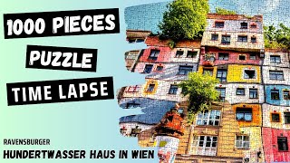 Hundertwasser Haus in Wien 1000 Pieces  Ravensburger Puzzle [upl. by Anomas155]