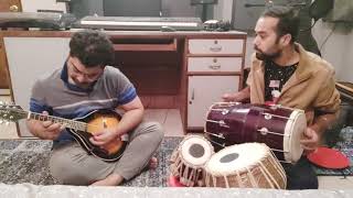 bollywood hindi songs mandolin cover with naal and tabla [upl. by Aisined]