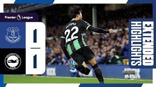 Extended PL Highlights Everton 1 Albion 1 [upl. by Gerhardt]