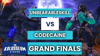 Kolosseum Season 3 Mortal Kombat X Grand Finals  UnbearableSkill Versus CodeCaine [upl. by Joliet571]