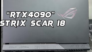 ASUS ROG STRIX SCAR 18 RTX4090 Review [upl. by Eatnoid598]