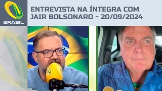 Entrevista na íntegra com Jair Bolsonaro  20092024 [upl. by Asserac]