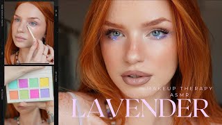 LAVENDER LOOK • MAKEUP THERAPY ASMR [upl. by Anirtac]