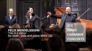 F Mendelssohn Trio in c minor for violin viola and piano 1820  AbrigoDählerSchultsz [upl. by Oregolac]