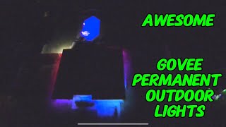 Govee Permanent Outdoor Lights Installed Amazing 200 Presets [upl. by Nolyd]