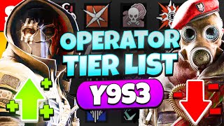 The ULTIMATE Y9S3 Tier List in Rainbow 6 Siege [upl. by Aubarta]