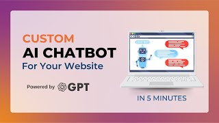 Custom AI Chatbot for Websites  GPT Powered Chatbot [upl. by Kuo565]