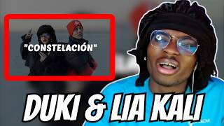 Reacting To Duki Lia Kali  Constelación  Spanish Subtitle [upl. by Arihsaj]