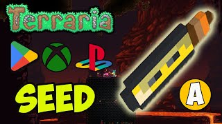 Terraria how to get AGLET fast SEED for 14495 Android XBOX One PS 4 Switch NO DIG [upl. by Animsay]