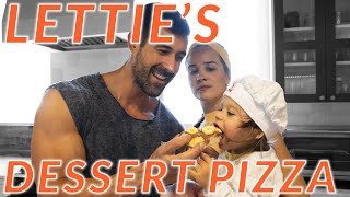 HEALTHY Dessert Pizza  Protein Dessert  Cooking With Lettie [upl. by Leak]