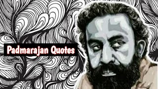 Padmarajan Quotes  A Tribute [upl. by Laersi973]