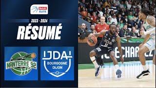 Nanterre vs Dijon  Resume 20232024  LNB Officiel [upl. by Aneala]