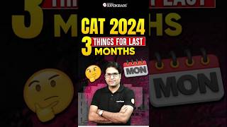 3 Months to CAT 2024 🎯 Top 3 Prep Tips amp How Supergrads CAT Masters Batch Can Help 📚 shorts [upl. by Atal]