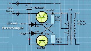 Transformateur élévateur de tension circuit électrique simple [upl. by Alma566]