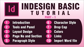 Indesign Tutorial for Beginners in Hindi [upl. by Vaasta]