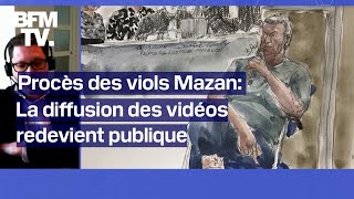 La cour met fin au huis clos et diffuse en public les vidéos des viols subis par Gisèle Pélicot [upl. by Christenson440]