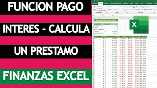 Función Pago Interés como calcular el interés capital y cuota de un crédito con la función PAGOINT [upl. by Enilkcaj667]