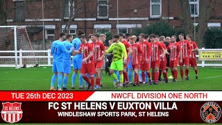 FC St Helens Vs Euxton Villa 261223 [upl. by Lanae]