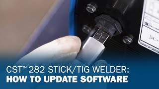 CST 282 StickTIG Welder How To Update Software [upl. by Sillihp]