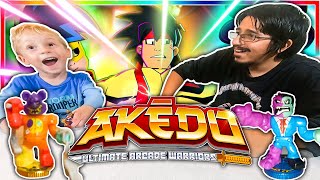 Lets Play Akedo Ultimate Arcade Warrior Toys Part 3  WonderBASH Toys [upl. by Skees578]