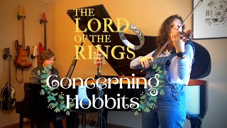 The Lord Of The Rings  Concerning Hobbits The Shire Theme  piano amp violin [upl. by Gellman]