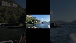 Lake Como Boat trip Montrasio  Bellagio beautiful lake villages travel watsapp shortsfeed [upl. by Flossie]