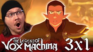 THE LEGEND OF VOX MACHINA 3x1 REACTION  A Deadly Bargain  Critical Role [upl. by Sremmus]