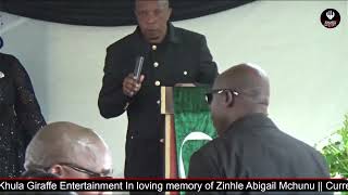 Thula Moya wami Live KwaMchunu Funeral Khulakahle on keys [upl. by Ilamad485]