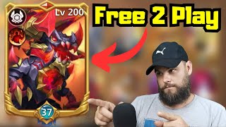 Double Evolving a Free 2 Play Serratica  Castle Clash [upl. by Ainadi]