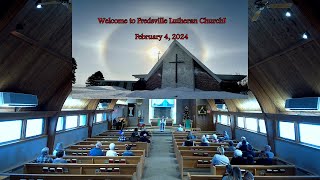 February 4 2024  Fredsville Lutheran Church Worship [upl. by Fem555]