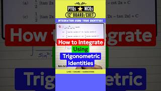 7️⃣0️⃣ How to Integrate Using Trigonometric Identities  Integration [upl. by Attenborough670]