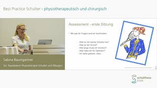 «Schultersteife Was kann die Physiotherapie leisten»  Sabina Baumgartner Schulthess Klinik [upl. by Airetak446]