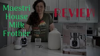 Maestri House Milk Frother REVIEW [upl. by Routh]