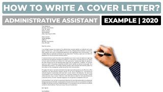 How To Write a Cover Letter For an Administrative Assistant Job  Example [upl. by Kerin]