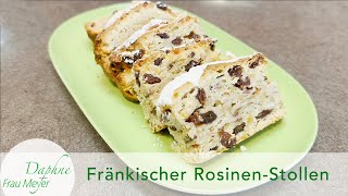 Original fränkischer Stollen nach Bäcker Süppel stollen rosinenstollen christstollen [upl. by Ethelin148]